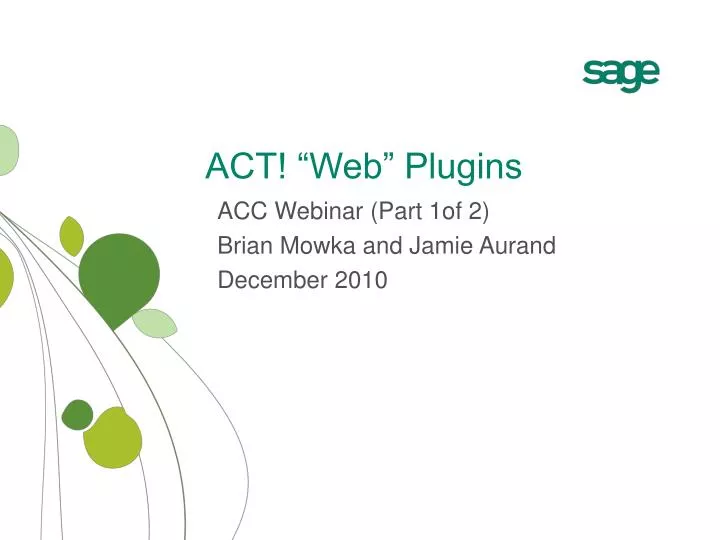 act web plugins