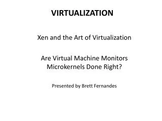 VIRTUALIZATION