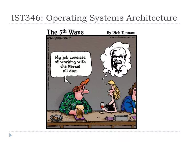 ist346 operating systems architecture