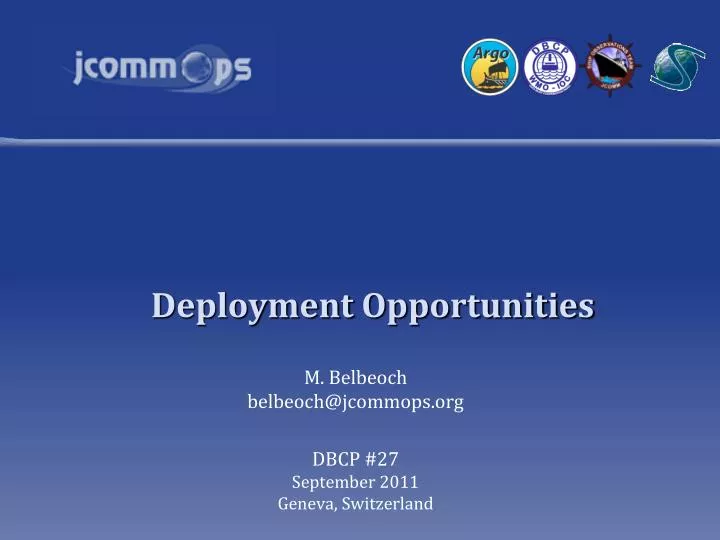 deployment opportunities