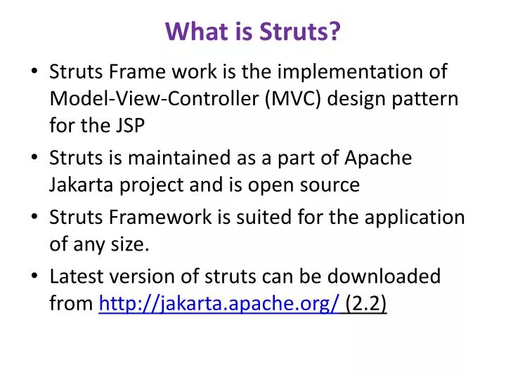 what is struts
