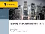 Understanding and Reversing Mebroot's Obfuscation Techniques: Insights and Strategies - slide 1