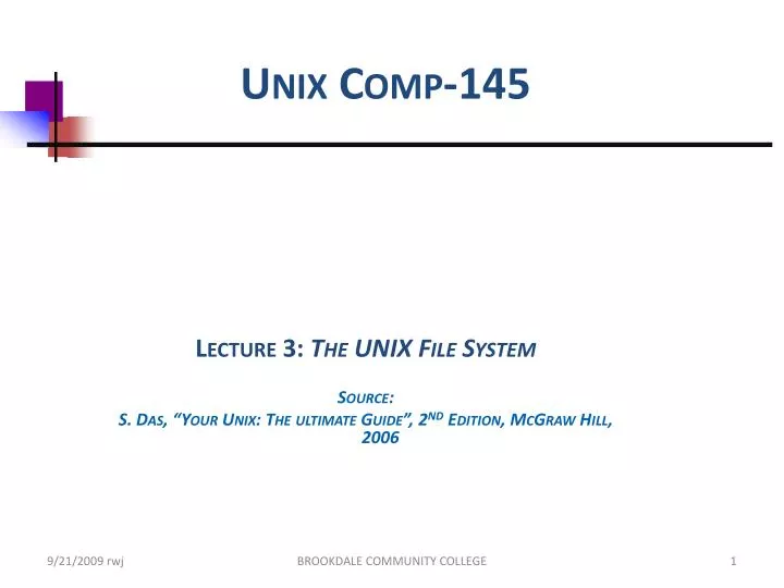 unix comp 145