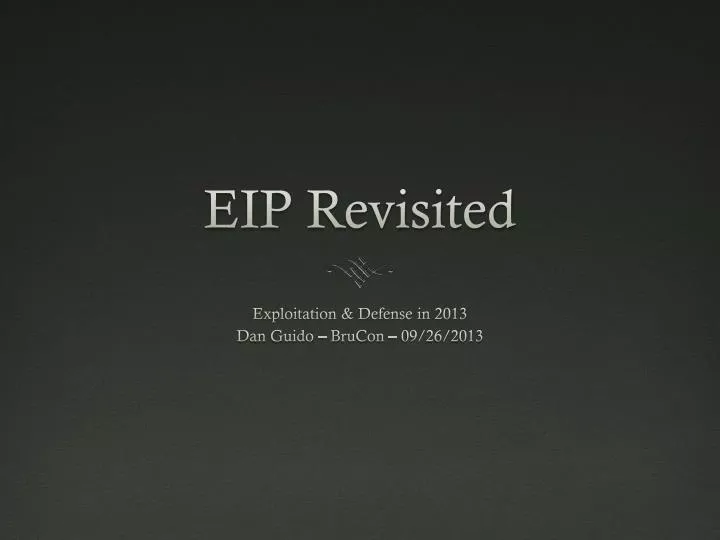 eip revisited