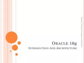 Oracle 10 g