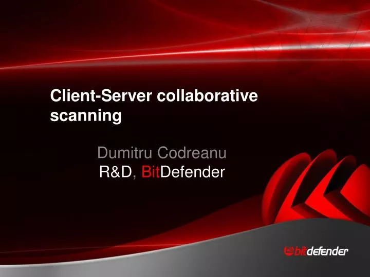 client server collaborative scanning