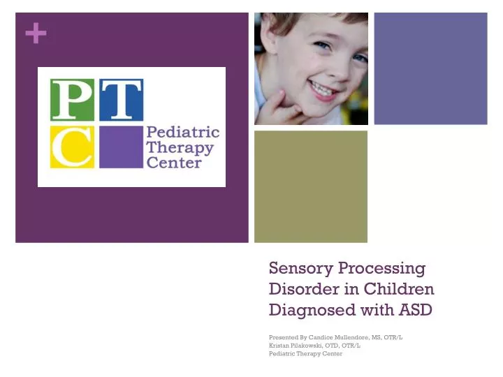 sensory processing disorder in children diagnosed with asd
