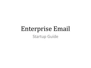 Enterprise Email