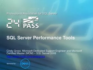 SQL Server Performance Tools