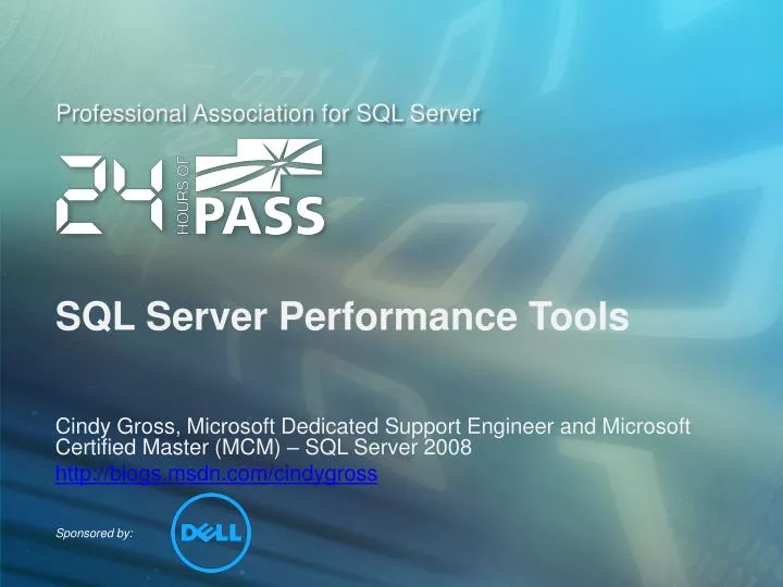 sql server performance tools