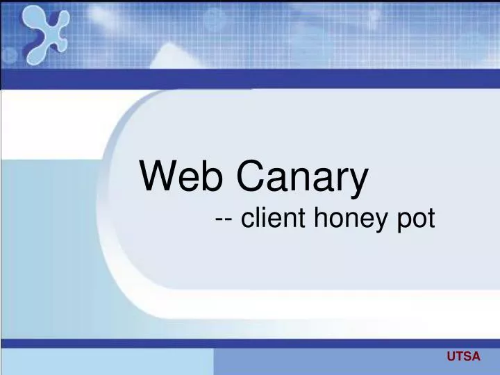 web canary client honey pot