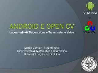 laboratorio di elaborazione e trasmissione video