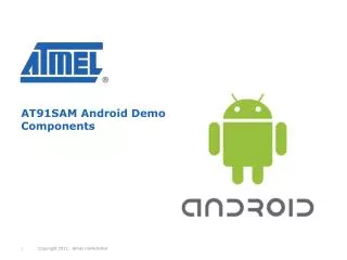 AT91SAM Android Demo Components