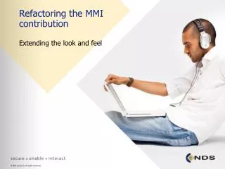 Refactoring the MMI contribution