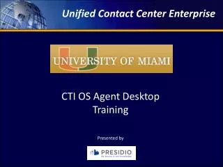 Unified Contact Center Enterprise