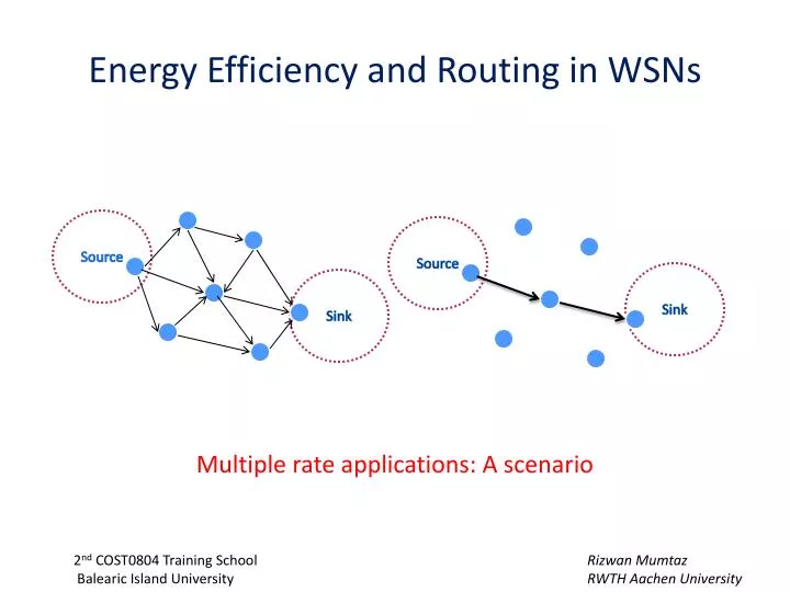 energy efficiency and routing in wsns