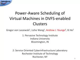 Power-Aware Scheduling of Virtual Machines in DVFS-enabled Clusters