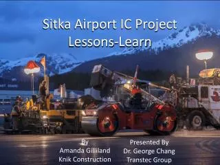 Sitka Airport IC Project Lessons-Learn