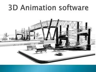 3D Animation software