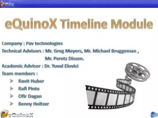 eQuinoX Timeline Module