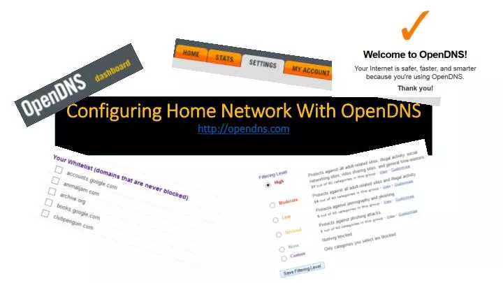 configuring home network with opendns http opendns com