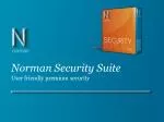 Norman Security Suite - slide 1