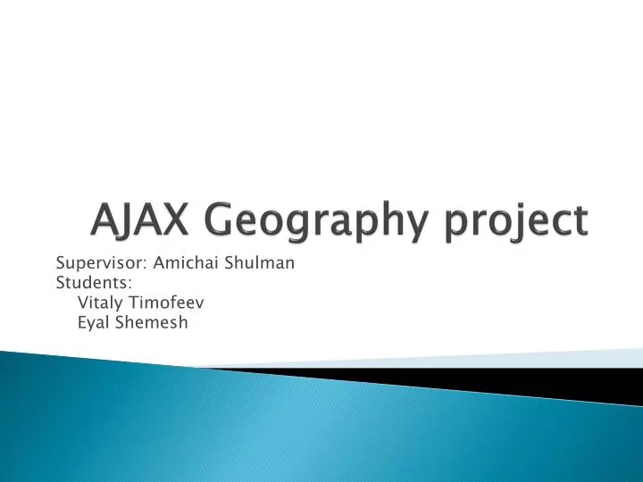 ajax geography project