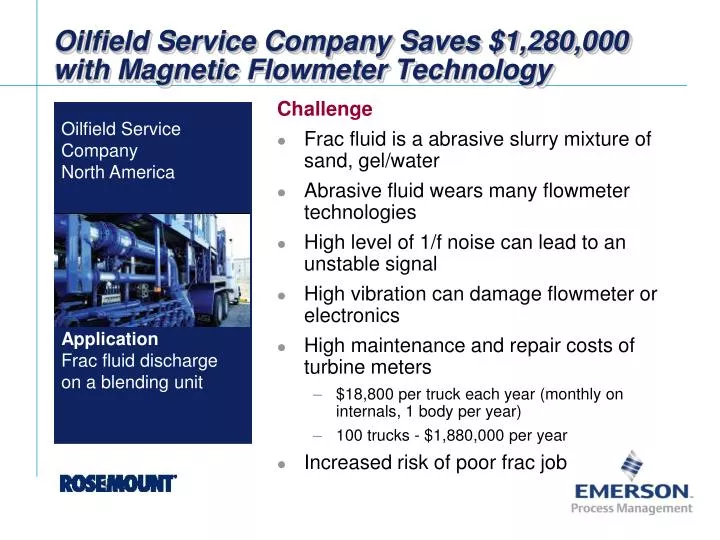 oilfield service company saves 1 280 000 with magnetic flowmeter technology