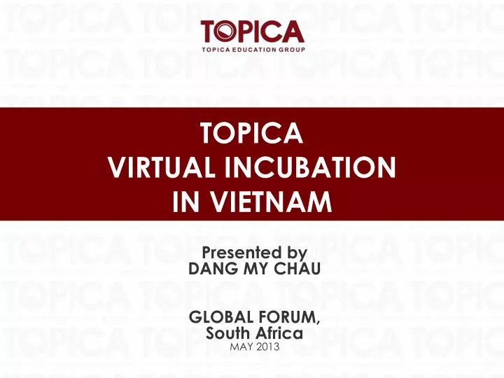 topica virtual incubation in vietnam