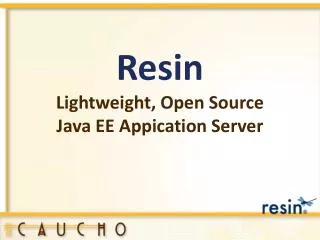 Resin Lightweight, Open Source Java EE Appication Server