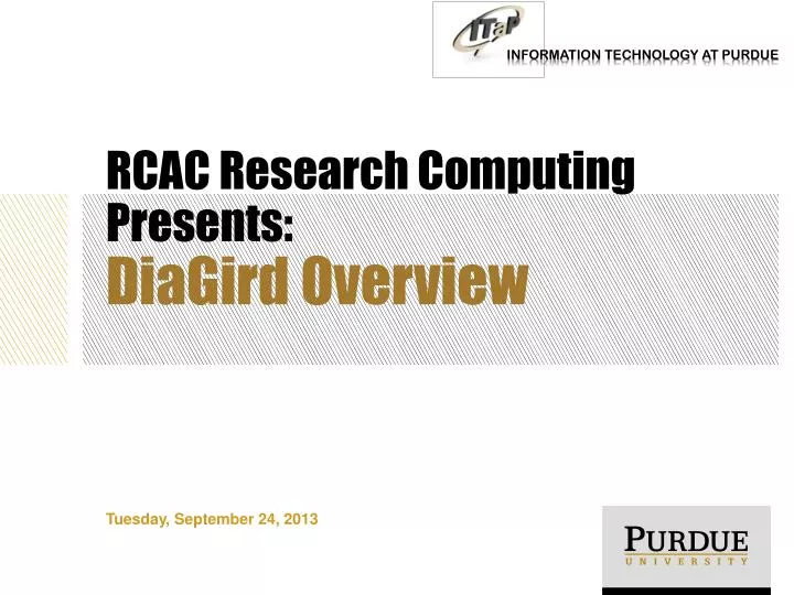 rcac research computing presents diagird overview