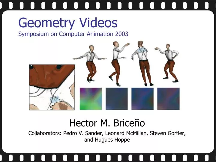 geometry videos symposium on computer animation 2003