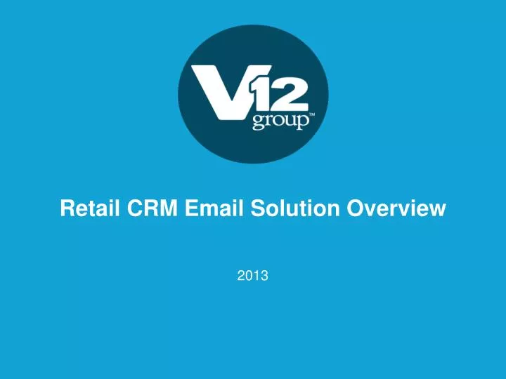 retail crm email solution overview