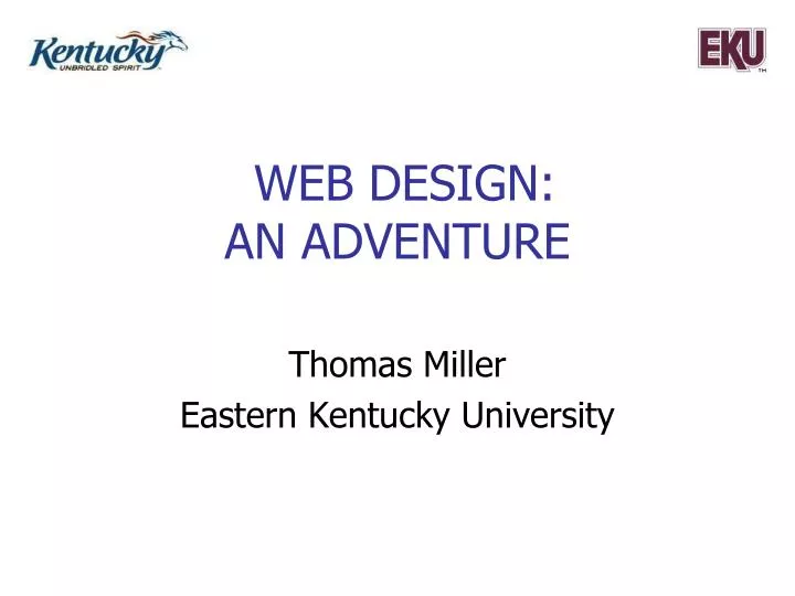 web design an adventure