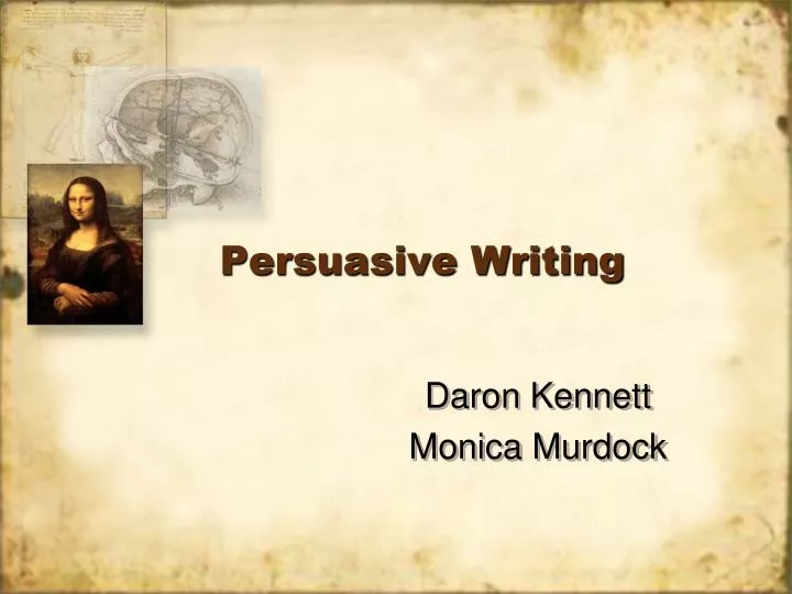 persuasive writing