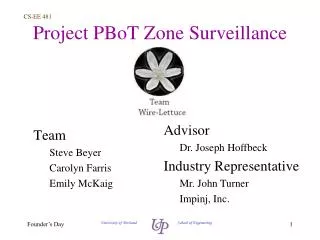 Project PBoT Zone Surveillance