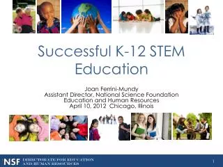 Successful K-12 STEM Education