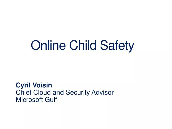 online child safety