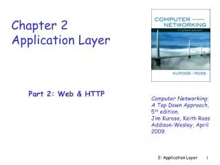 Chapter 2 Application Layer