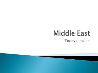 middle east