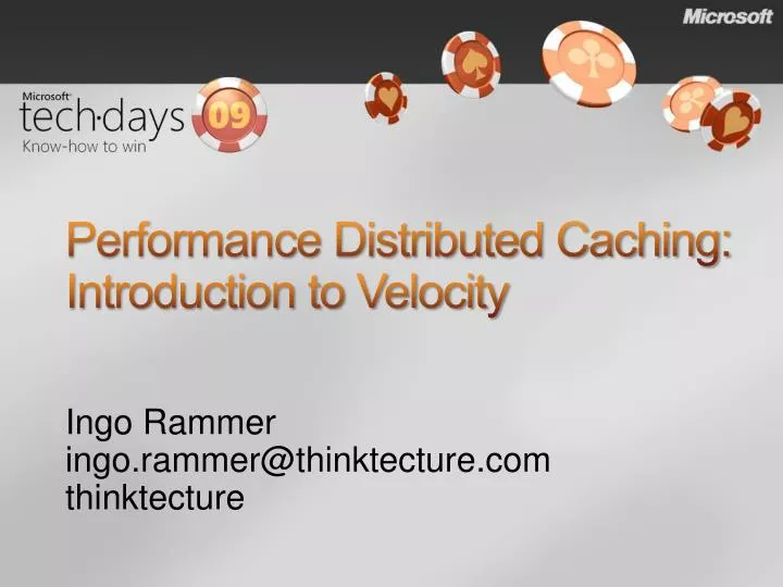 performance distributed caching introduction to velocity