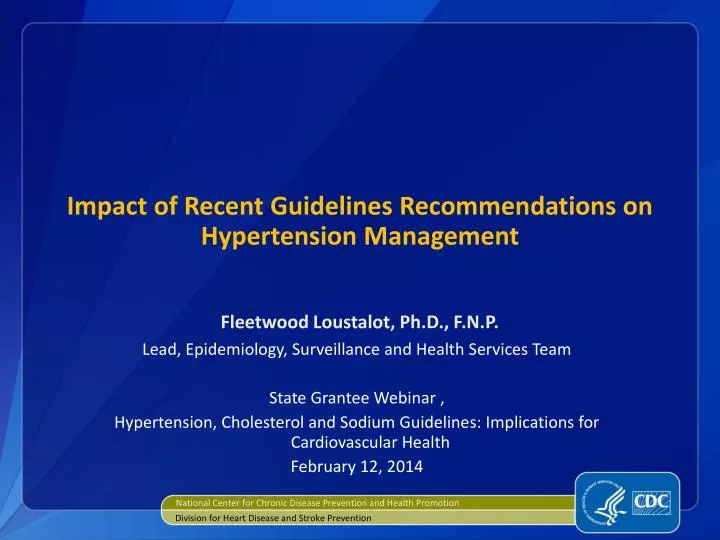 impact of recent guidelines recommendations on hypertension management