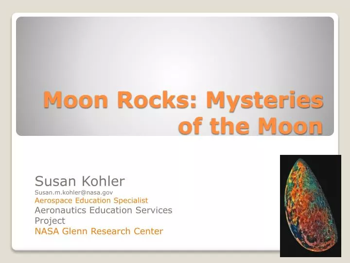 moon rocks mysteries of the moon