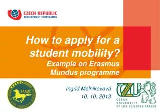 How to apply for a student mobility? Example on Erasmus Mundus programme