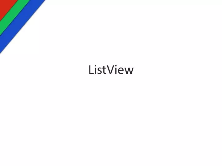 listview