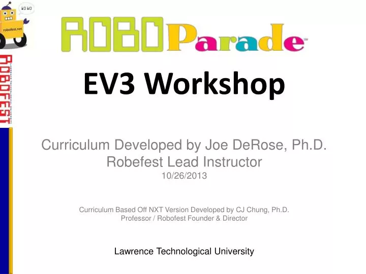 ev3 workshop