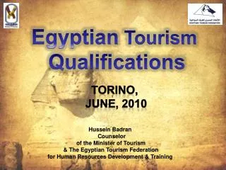 Current Education and Training System in Egypt for Tourism Sector.