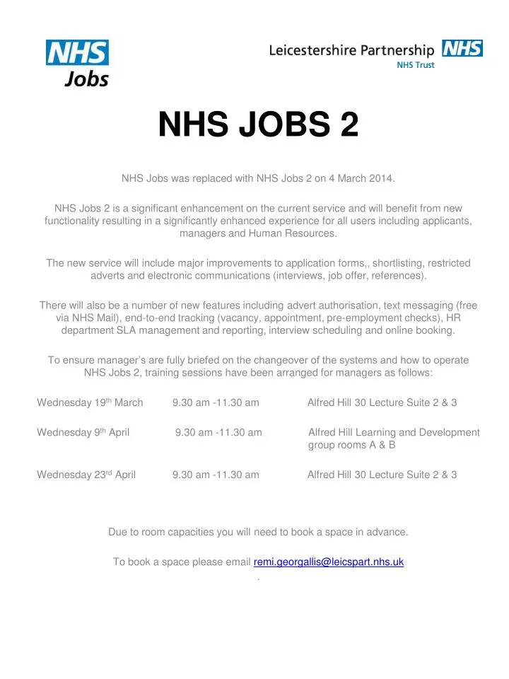 nhs jobs 2