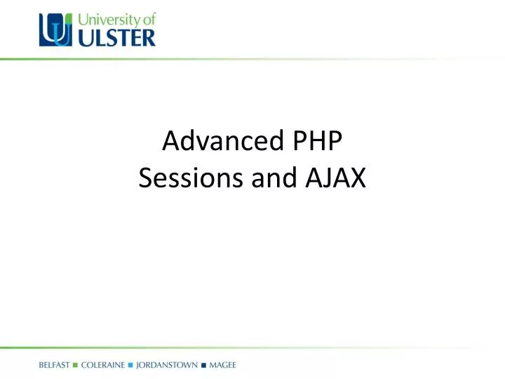 advanced php sessions and ajax