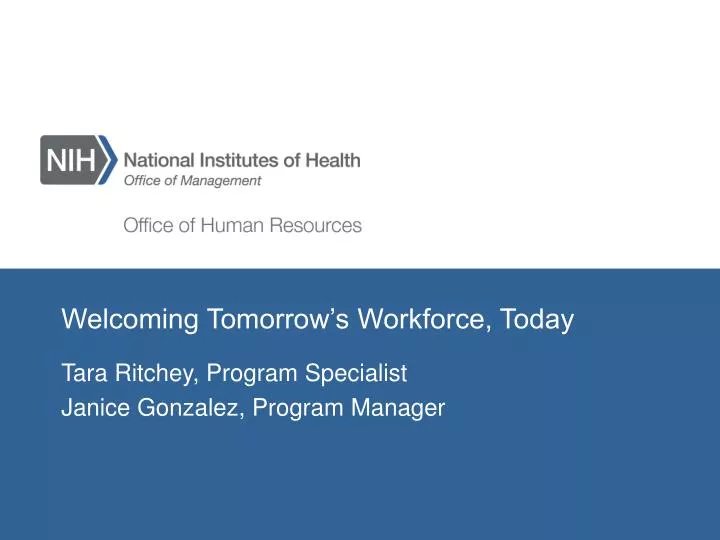 welcoming tomorrow s workforce today